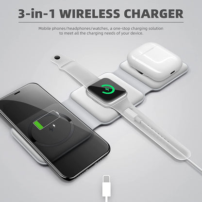 Elevate Your Charging Experience with Our 3-in-1 Wireless Charging Pad