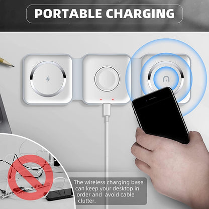 Elevate Your Charging Experience with Our 3-in-1 Wireless Charging Pad
