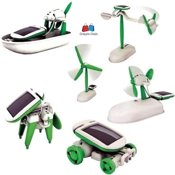 6 in 1 Solar Kit: Inspire Learning with Fun Solar-Powered Models