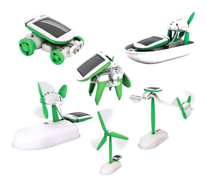6 in 1 Solar Kit: Inspire Learning with Fun Solar-Powered Models
