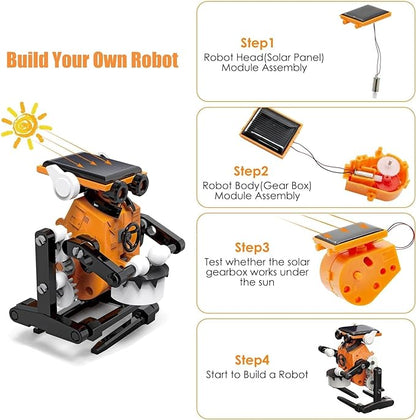 Unlock Creativity with the 7-in-1 Solar Robot Kit for Kids - Perfect STEM Learning Toy