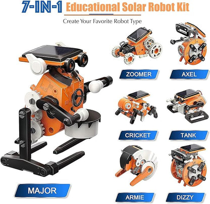 Unlock Creativity with the 7-in-1 Solar Robot Kit for Kids - Perfect STEM Learning Toy