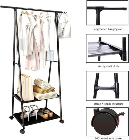 Stylish Corner Clothing Rack for Smart Storage Solutions