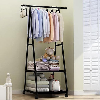 Stylish Corner Clothing Rack for Smart Storage Solutions