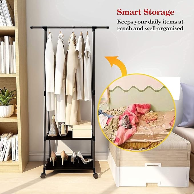 Stylish Corner Clothing Rack for Smart Storage Solutions
