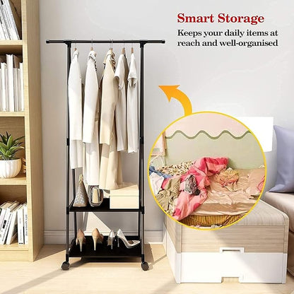 Stylish Corner Clothing Rack for Smart Storage Solutions