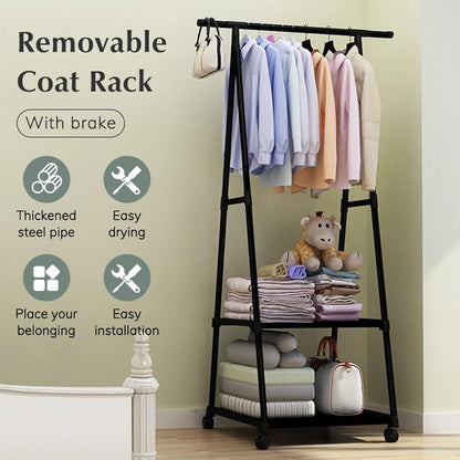 Stylish Corner Clothing Rack for Smart Storage Solutions