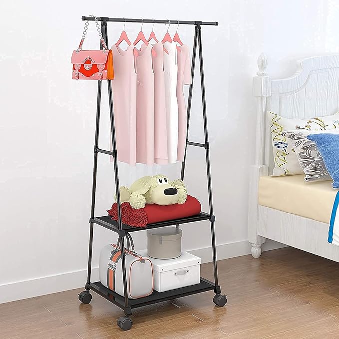 Stylish Corner Clothing Rack for Smart Storage Solutions