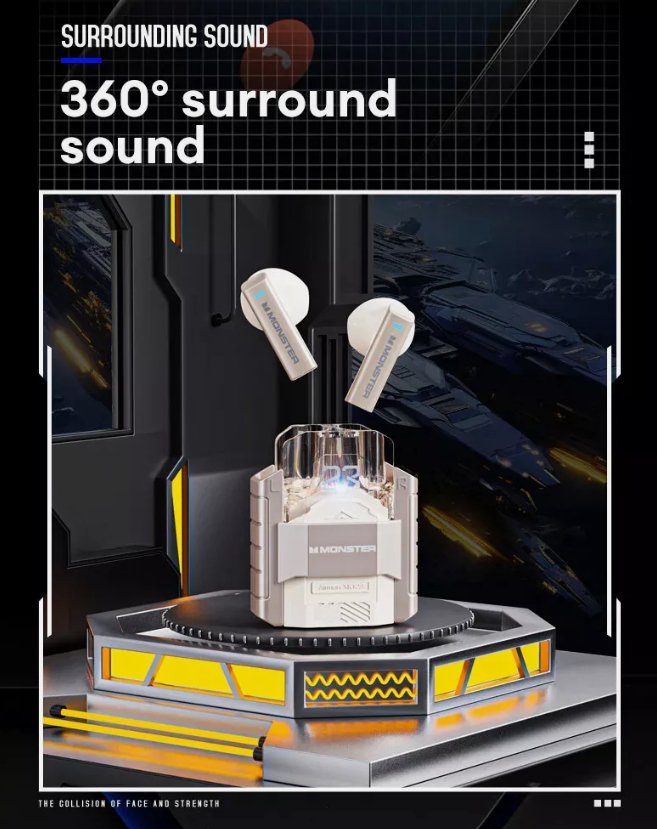 Enhance Your Audio Experience with Monster XKT23 Wireless Earbuds